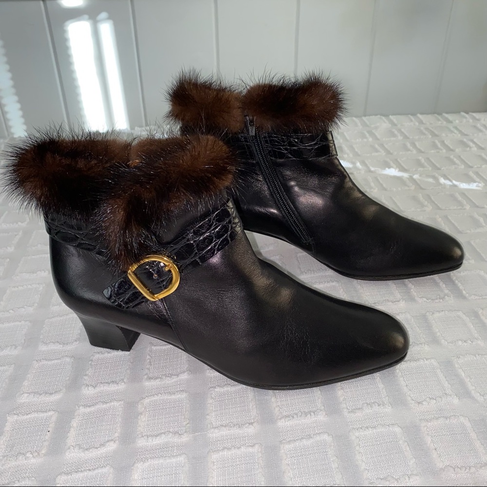 VALLEVERDE Ankle Boots size 40 1/2